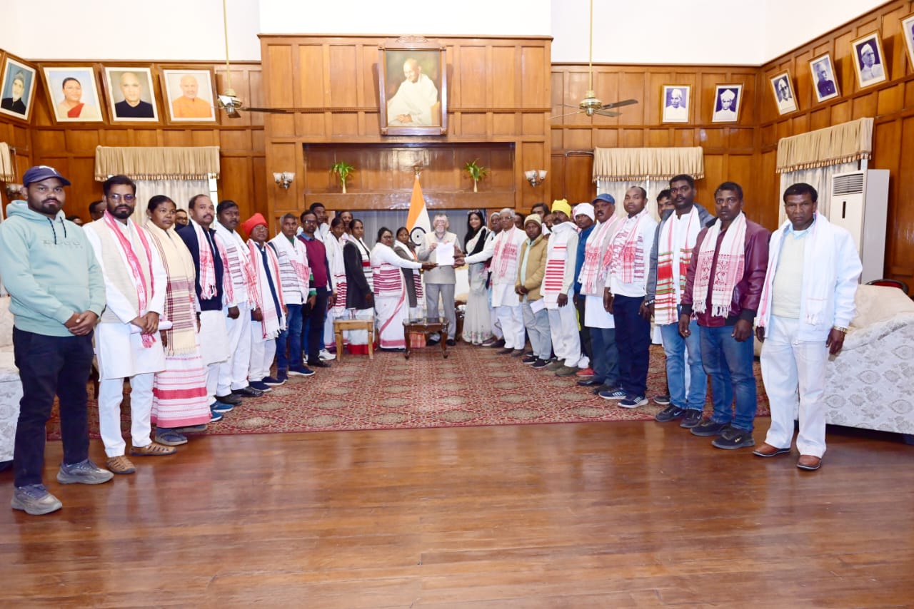 पेसा नियमावली–2025 के प्रावधानों पर आपत्ति को लेकर रूढ़िजन्य आदिवासी समन्वय समिति के शिष्टमंडल ने राज्यपाल से की भेंट