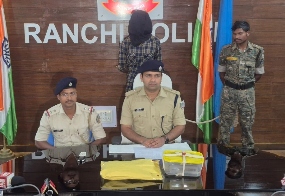 रांची में टिटोस रेस्टोरेंट फायरिंग कांड का खुलासा, मुख्य शूटर सचिन यादव गिरफ्तार