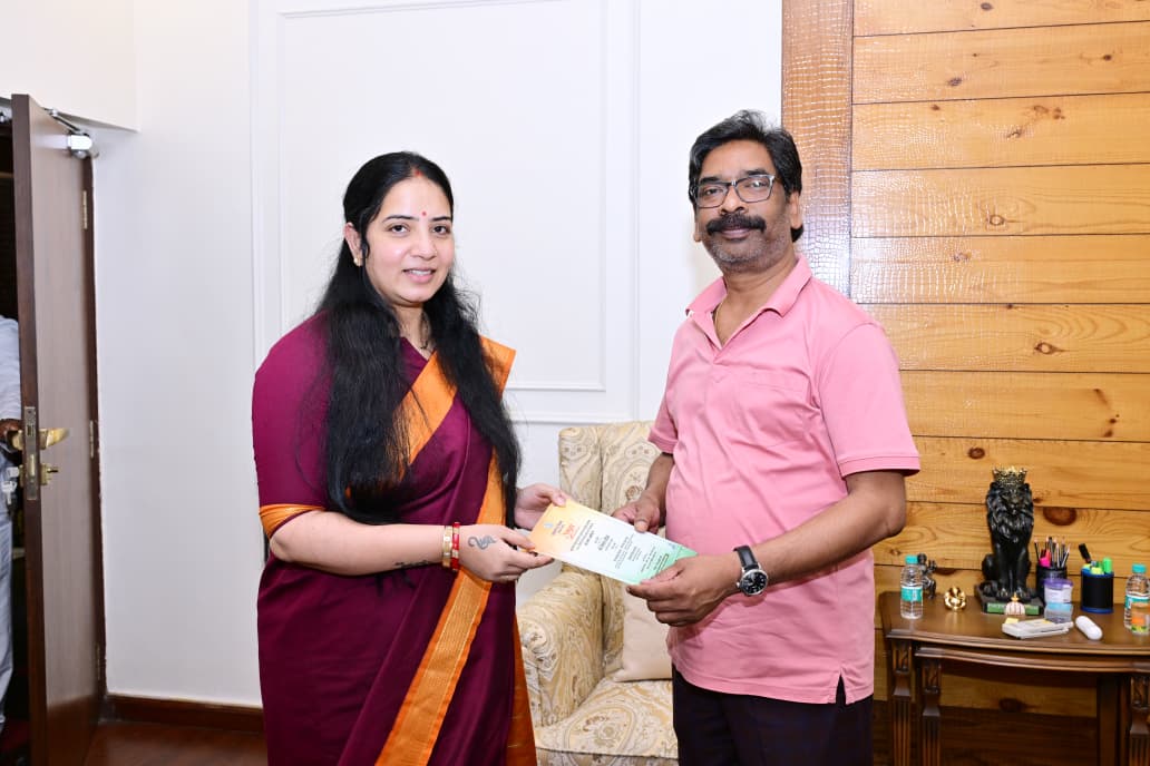 राष्ट्रीय पंचायती राज दिवस पर मुख्यमंत्री हेमन्त सोरेन को मुखिया सम्मेलन में मुख्य अतिथि बनने का न्योता