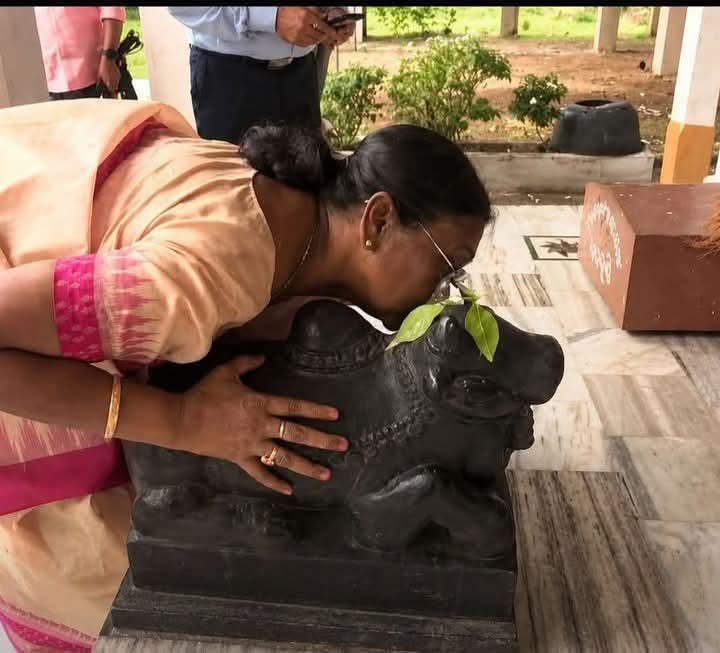सम्माननीय द्रौपती जी मुर्मू । इन्हें देखकर मन में यही विचार आया